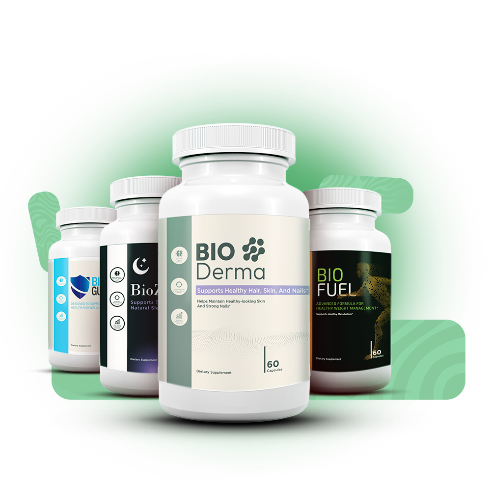 All BioWellness Bottles Side by Side