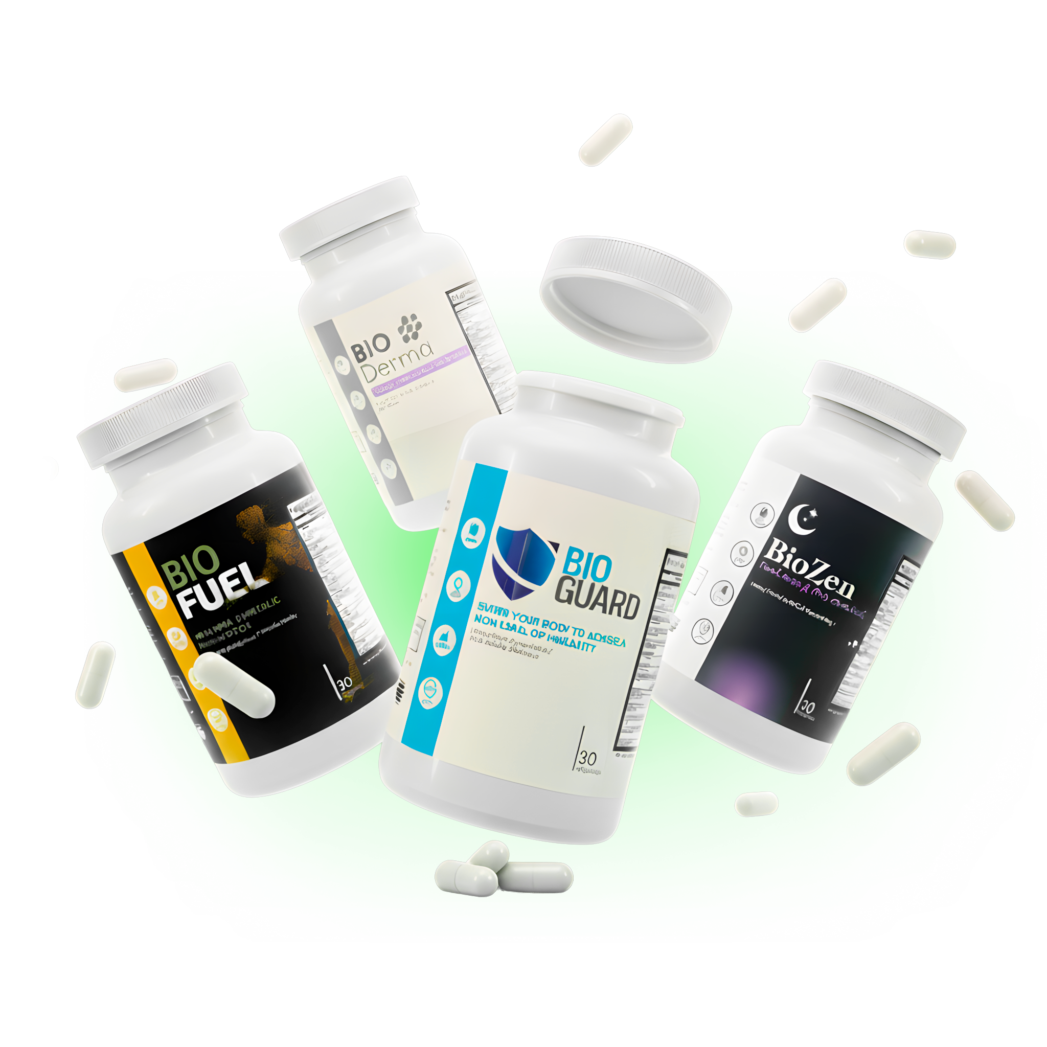 A vibrant, healthy woman smiling outdoors, representing the results of the BioWellness system.